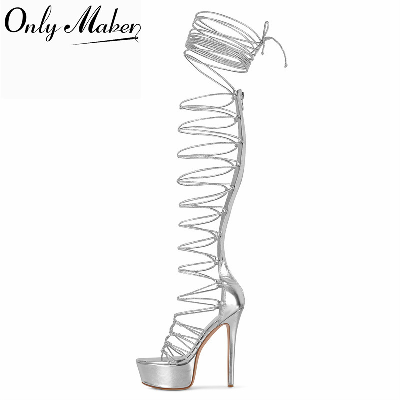 Sandálias Gladiadoras de Plata - Sandal Strappy Heeled avaliação e preço