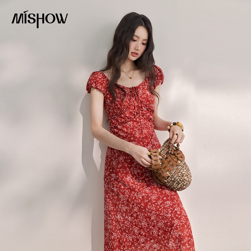 Vestido Midi Feminino MISHOW V - Midi Skirt Floral avaliação e preço