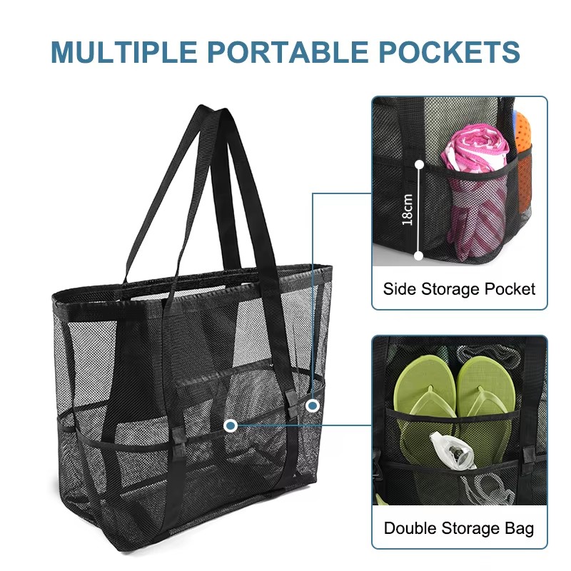 1 unidade de sacola de praia e - Tote Bag Beach avaliação e preço