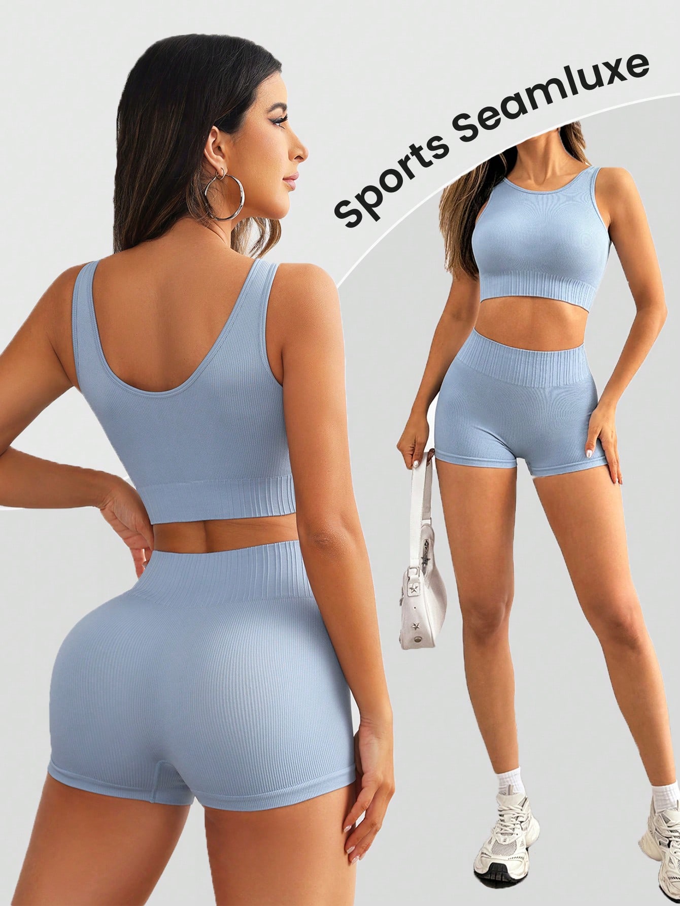 Conjunto de Yoga Sem Costura p - Crop Top Crochet avaliação e preço